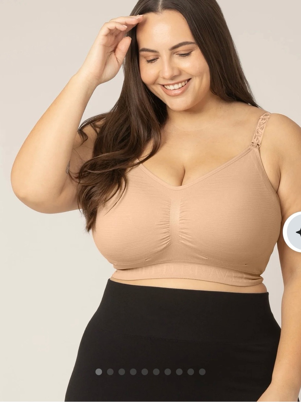Kindred Bravely Nude Seamless Wireless Maternity/Nursing Bralette